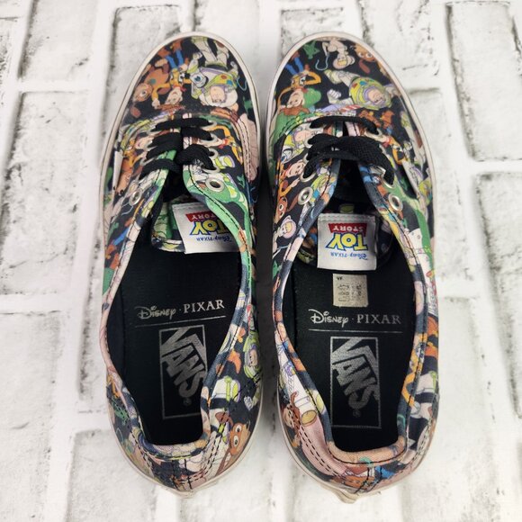 Vans x Disney Pixar Toy Story Men's 8 Women's 9.5 Woody Buzz Lightyear Rex Hamm - Picture 6 of 10